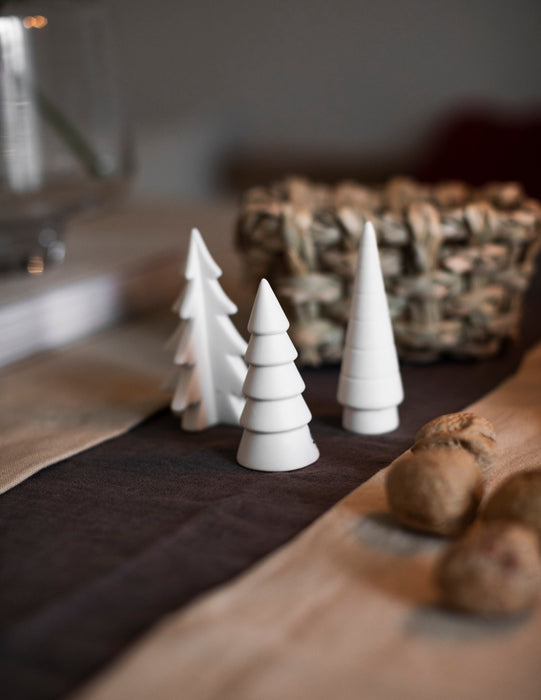 Storefactory Granvik albero di Natale in ceramica, bianco 10cm