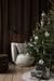 Ferm LIving Star tappeto per l'albero di Natale, sabbia & nero