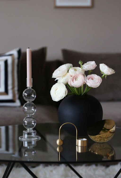 Cooee Design Ball vaso nero 20 cm