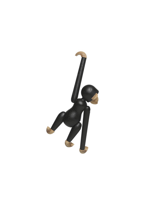 Kay Bojesen Scimmia di legno mini, rovere scuro 9,5cm
