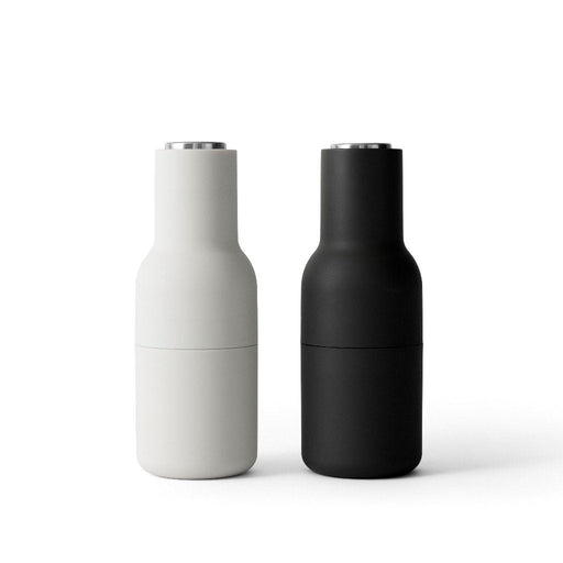 Audo Copenhagen Bottle Grinders 2pcs Ash & Carbon, steel lid