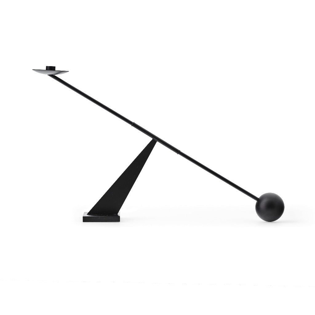 Audo Copenhagen Interconnect portacandele 70 cm, nero