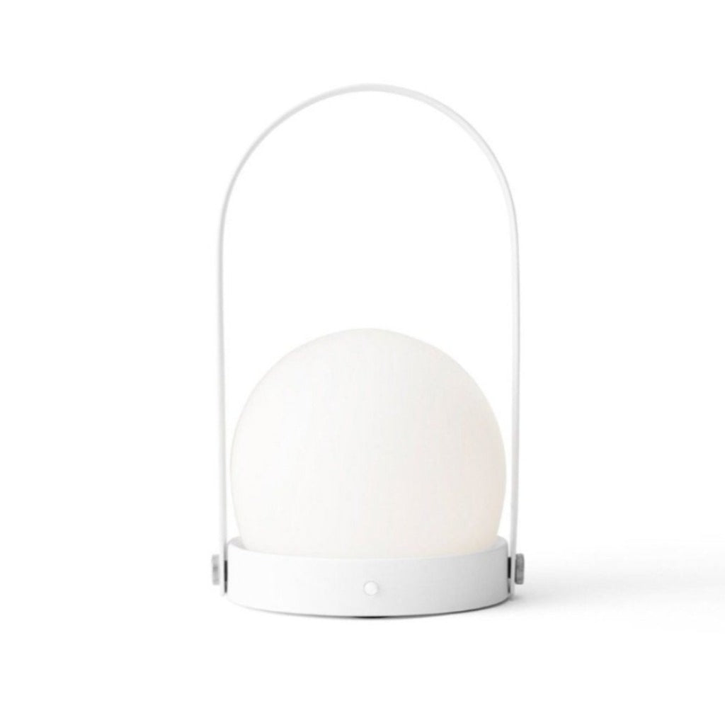 Audo Copenhagen Lampada da tavolo Carrie LED, bianco