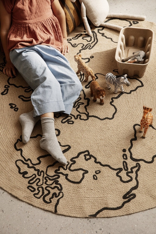 Ferm Living Animal Hand-Carved Toy Zebra