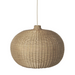 Ferm Living paralume Braided Belly naturale