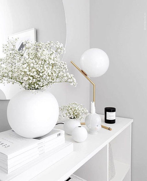 Cooee Design Ball vaso bianco 20 cm