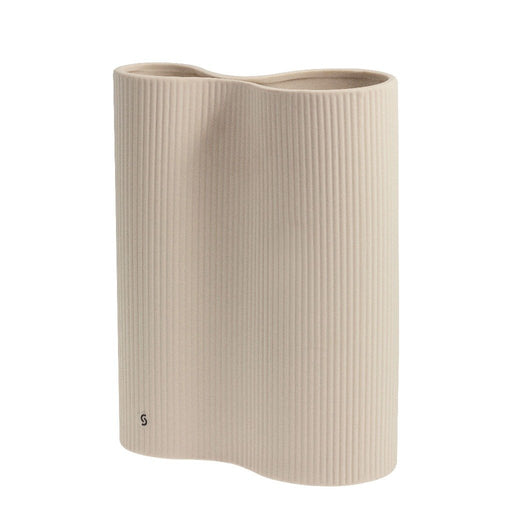 Storefactory Bunn Beige Double Vase, Ceramic