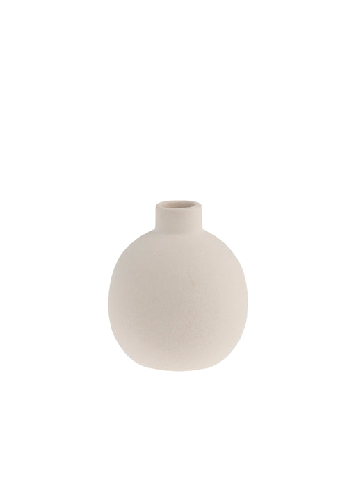 Storefactory Albacken vaso, bianco rotondo piccolo