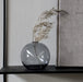 Storefactory Hult vaso in vetro rotondo, grigio grande 