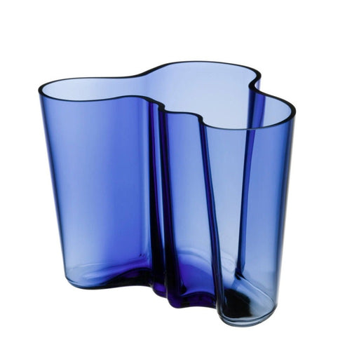 Iittala Alvar Aalto vaso 160mm blu ultramarine