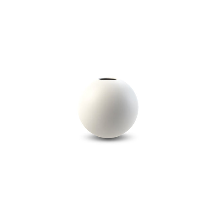 Vaso Ball 8 cm bianco di Cooee Design
