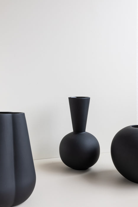 Trumpet vaso 30cm nero by Cooee Design