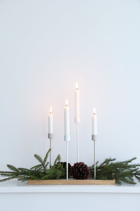 Cooee Design Candlestick 21cm white