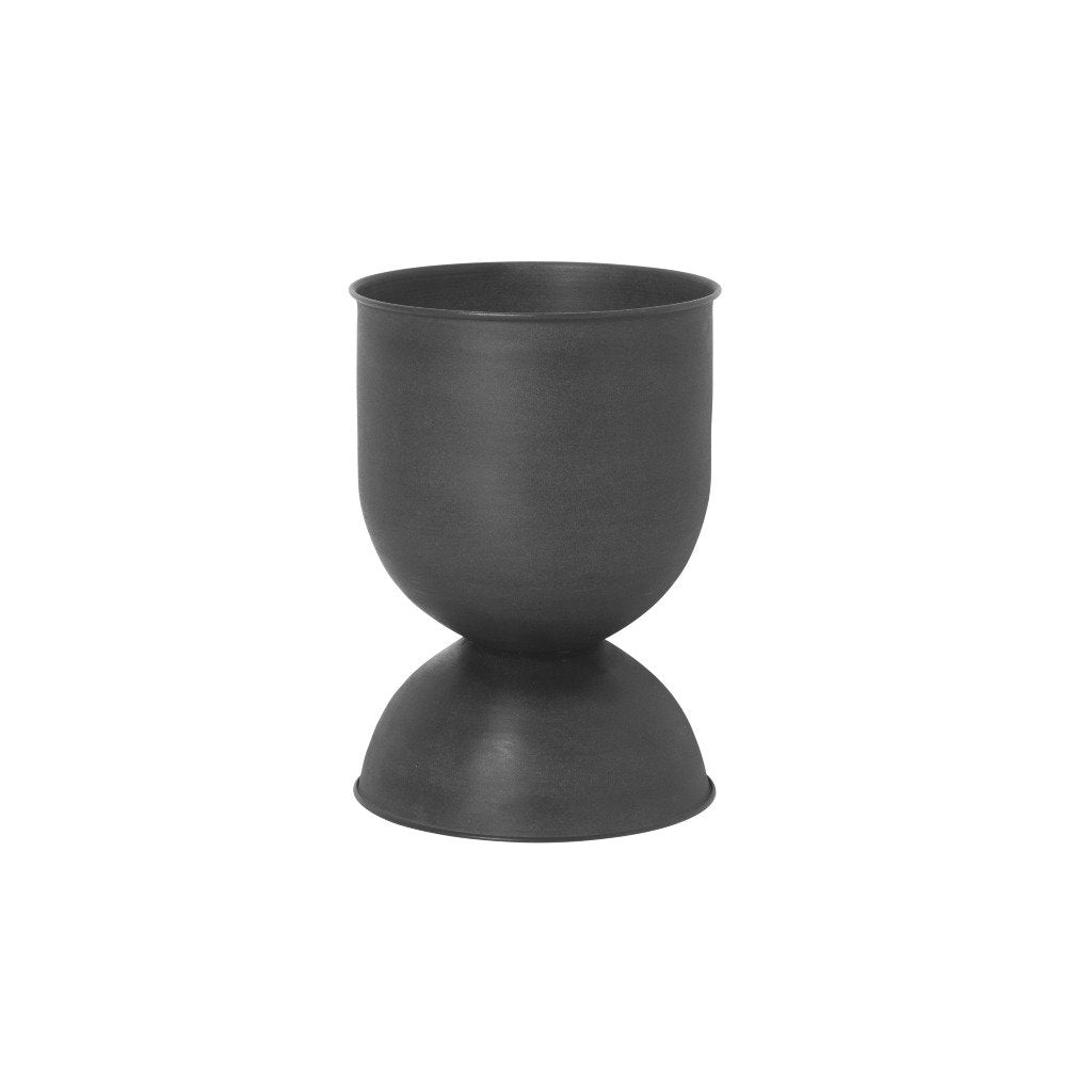 Ferm Living Hourglass vaso nero piccolo — Aito Nordic