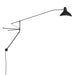 DCW éditions Mantis BS2 Wall Lamp, black
