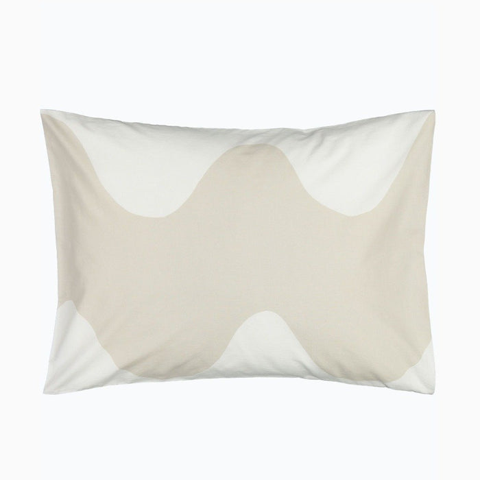 Marimekko Lokki pillow case beige & white, 50x70/75cm