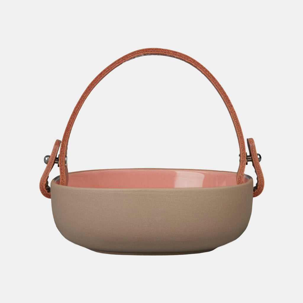 Marimekko Oiva Pikku Koppa serving dish, powder & terra — Aito Nordic