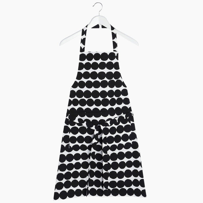 Marimekko Räsymatto apron black & white