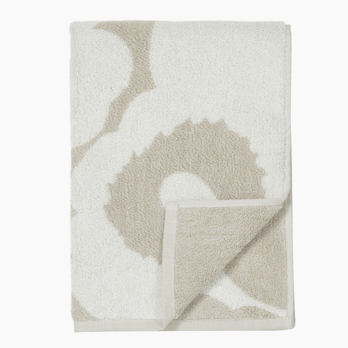 Marimekko Unikko Hand Towel 50x70cm beige, white