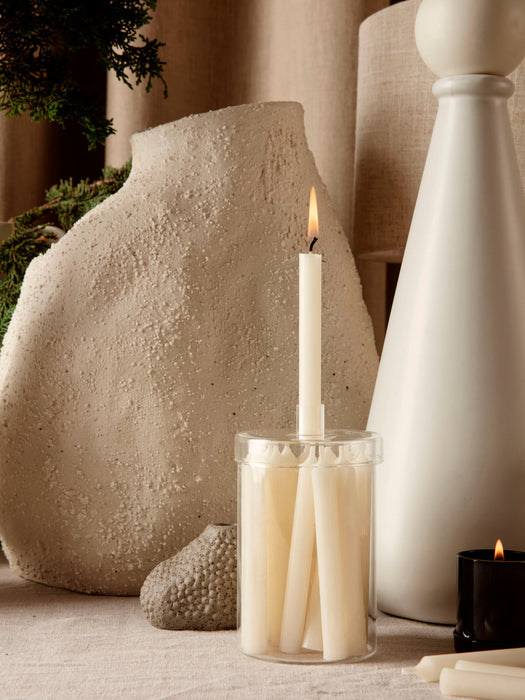 Ferm Living Candele Countdown to Christmas, bianco naturale — Aito Nordic