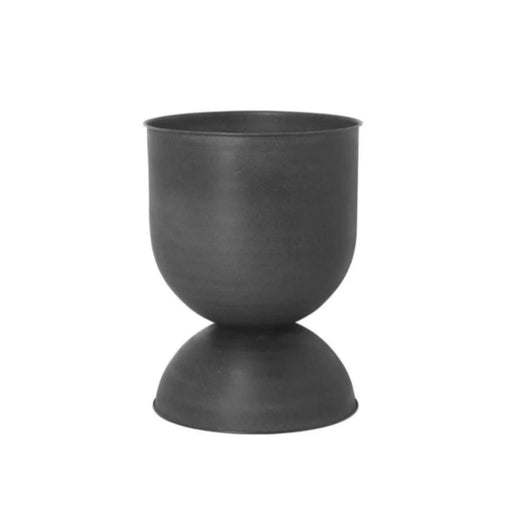 Ferm Living Hourglass vaso nero medio