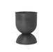Ferm Living Hourglass vaso nero medio