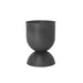 Ferm Living Hourglass vaso nero extra small