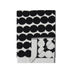 Marimekko Rasymatto Hand Towel 50x70 cm black & white