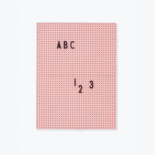 AJ lavagna promemoria dimensione A4 di Design Letters, rosa