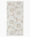 Marimekko Unikko telo doccia, beige & bianco 70 x 150 cm 