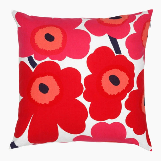 Marimekko Unikko cushion cover 50x50 cm red & white